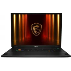 Ноутбук MSI Stealth HX AI A2XWIG-051RU Core Ultra 9 275HX 64Gb SSD2Tb NVIDIA GeForce RTX5080 16Gb 18" IPS UHD+ (3840x2400) Windows 11 Home black WiFi BT Cam (9S7-183341-051)
