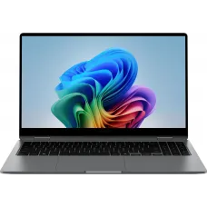 Ноутбук Samsung Galaxy Book 5 360 NP750 Core Ultra 7 256V 16Gb SSD1Tb Intel Arc 140V 15.6" AMOLED Touch FHD (1920x1080) Windows 11 Home English grey WiFi BT Cam (NP750QHA-LG3IN)
