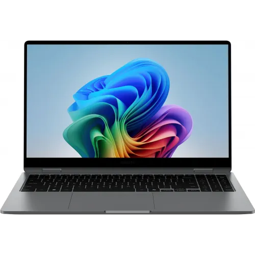 Ноутбук Samsung Galaxy Book 5 360 NP750 Core Ultra 5 226V 16Gb SSD512Gb Intel Arc 130V 15.6" AMOLED Touch FHD (1920x1080) Windows 11 Home English grey WiFi BT Cam (NP750QHA-LG1IN)