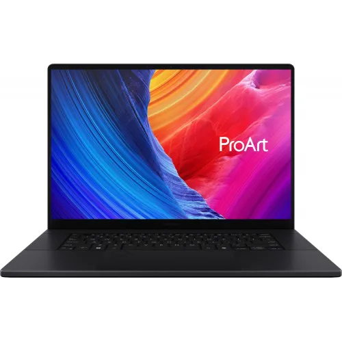 Ноутбук Asus ProArt P16 H7606WR-SE060X Ryzen AI 9 HX 370 32Gb SSD1Tb NVIDIA GeForce RTX5070Ti 12Gb 16" OLED Touch 4K (3840x2400) Windows 11 Pro black WiFi BT Cam (90NB17D1-M00330)