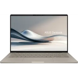 Ноутбук Asus Zenbook A14 UX3407QA-QD556W Snapdragon X X1-26-100 16Gb SSD512Gb Qualcomm Adreno 14" OLED WUXGA (1920x1200) Windows 11 Home beige WiFi BT Cam (90NB1501-M012H0)
