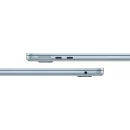 Ноутбук Apple MacBook Air A3240 M4 10 core 16Gb SSD256Gb/8 core GPU 13.6" Liquid Retina (2560x1664) macOS lt.blue WiFi BT Cam (Z1H70002S(MC6T4))