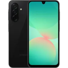 Смартфон Samsung SM-A266B Galaxy A26 5G 128Gb 6Gb черный моноблок 3G 4G 2Sim 6.7" 1080x2340 Android 15 50Mpix 802.11 a/b/g/n/ac NFC GPS GSM900/1800 GSM1900 Protect microSD max2048Gb