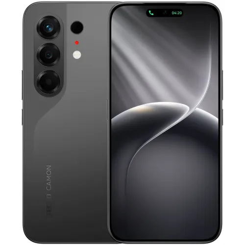 Смартфон Tecno Camon 50 256Gb 8Gb черный моноблок 3G 4G 2Sim 6.78" 1208x2644 Android 16 50Mpix 802.11 a/b/g/n/ac NFC GPS GSM900/1800 GSM1900 Protect FM