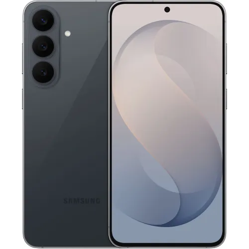 Смартфон Samsung SM-S741B Galaxy S26 FE 256Gb 8Gb черный моноблок 3G 4G 2Sim 6.7" 1080x2340 Android 17 50Mpix 802.11 a/b/g/n/ac/ax NFC GPS Protect