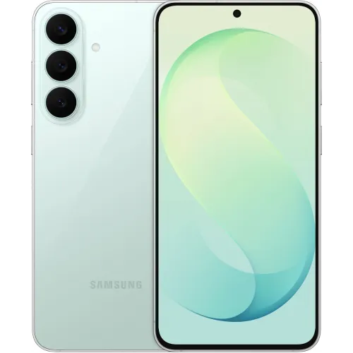 Смартфон Samsung SM-S741B Galaxy S26 FE 256Gb 8Gb зеленый моноблок 3G 4G 2Sim 6.7" 1080x2340 Android 17 50Mpix 802.11 a/b/g/n/ac/ax NFC GPS Protect