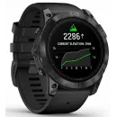 Смарт-часы Garmin Epix Pro gen.2 51мм 1.4" AMOLED корп.серый рем.черный (010-02804-21)