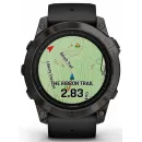 Смарт-часы Garmin Epix Pro gen.2 51мм 1.4" AMOLED корп.серый рем.черный (010-02804-21)