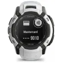 Смарт-часы Garmin Instinct 2X Solar 50мм 1" MIP корп.белый/черный рем.белый (010-02805-04)
