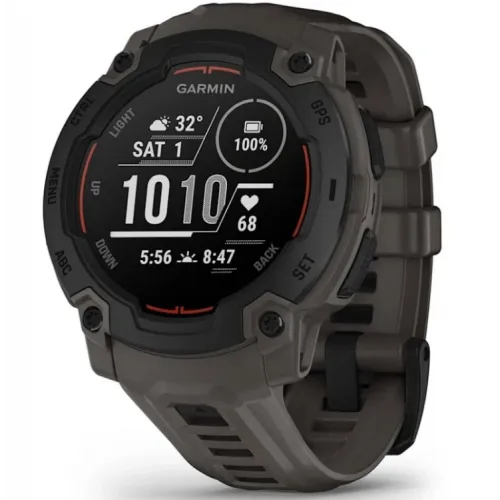 Смарт-часы Garmin Instinct E 45мм 1.4" AMOLED корп.черный рем.черный разм.брасл.:132-213мм (010-02933-00)