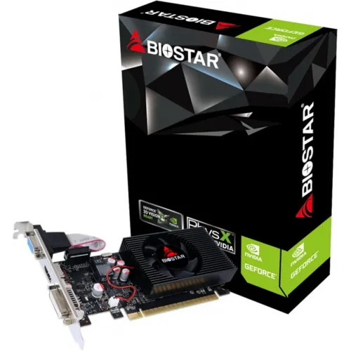 Видеокарта Biostar PCI-E 2.0 VN7313THX1 NVIDIA GeForce GT 730 2Gb 128bit GDDR3 700/1333 DVIx1 HDMIx1 CRTx1 HDCP Ret low profile