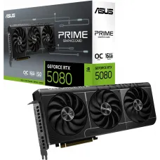 Видеокарта Asus PCI-E 5.0 PRIME-RTX5080-O16G NVIDIA GeForce RTX 5080 16Gb 256bit GDDR7 2655/30000 HDMIx1 DPx3 HDCP Ret
