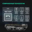 Видеокарта Asus PCI-E 5.0 PRIME-RTX5070TI-O16G NVIDIA GeForce RTX 5070TI 16Gb 256bit GDDR7 2497/28000 HDMIx1 DPx3 HDCP Ret