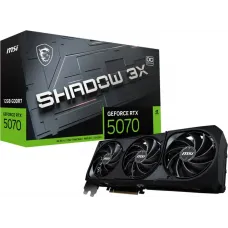Видеокарта MSI PCI-E 5.0 RTX 5070 12G SHADOW 3X OC NVIDIA GeForce RTX 5070 12Gb 192bit GDDR7 2542/28000 HDMIx1 DPx3 HDCP Ret