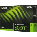 Видеокарта Palit PCI-E 5.0 PA-RTX5060Ti DUAL NVIDIA GeForce RTX 5060TI 8Gb 128bit GDDR7 2407/28000 HDMIx1 DPx3 HDCP Ret