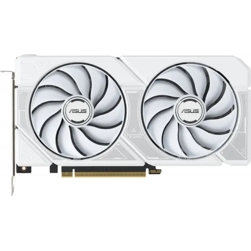 Видеокарта Asus PCI-E 5.0 DUAL-RTX5060TI-O16G-WHITE NVIDIA GeForce RTX 5060TI 16Gb 128bit GDDR7 2602/28000 HDMIx1 DPx3 HDCP Ret